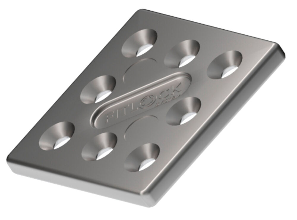 Square Plate Staal