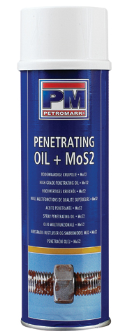 Petromark kruipolie met MoS2