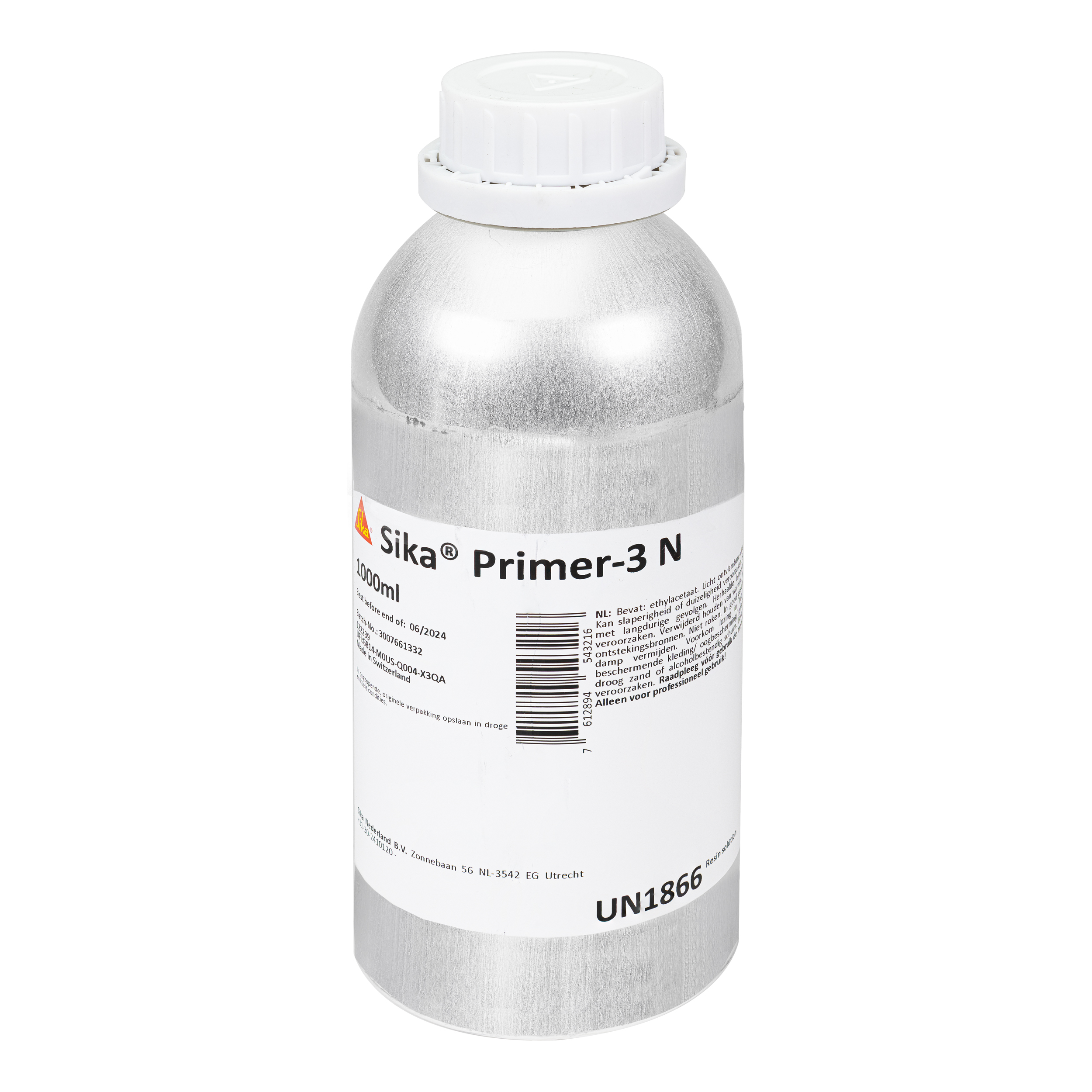 925280250 SIKA PRIMER-3N TRANSPARANT 250 ML OP BASIS VAN EPOXYHARS