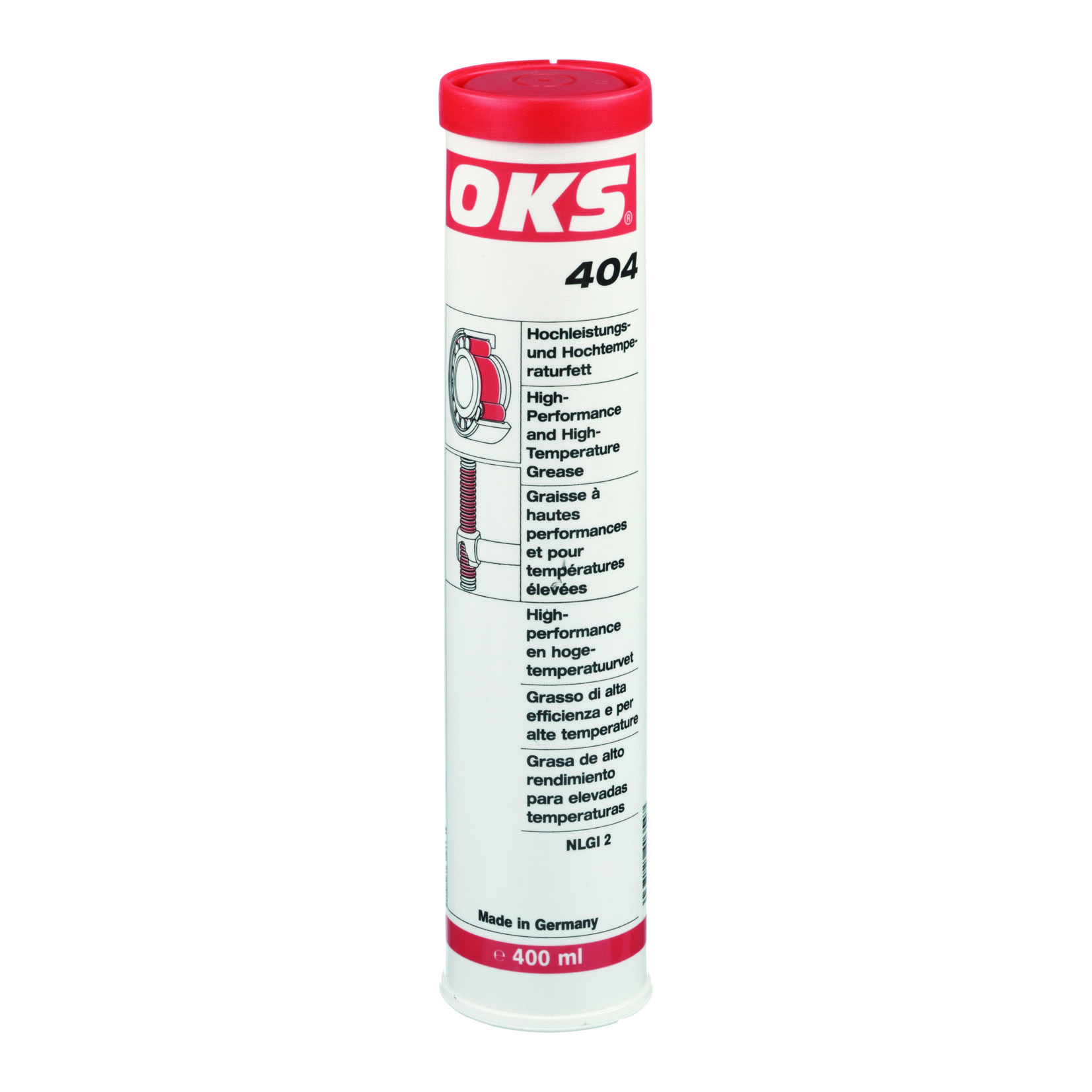 984041900 OKS 404 HOOG PRESTATIE TEMP. VET 400 G