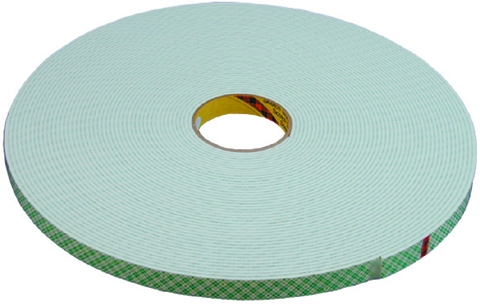 40080194 3M 4008 CREMEWIT 19 MM X 33 M ROL DUBBELZIJDIGE TAPE 3,2 MM DIK