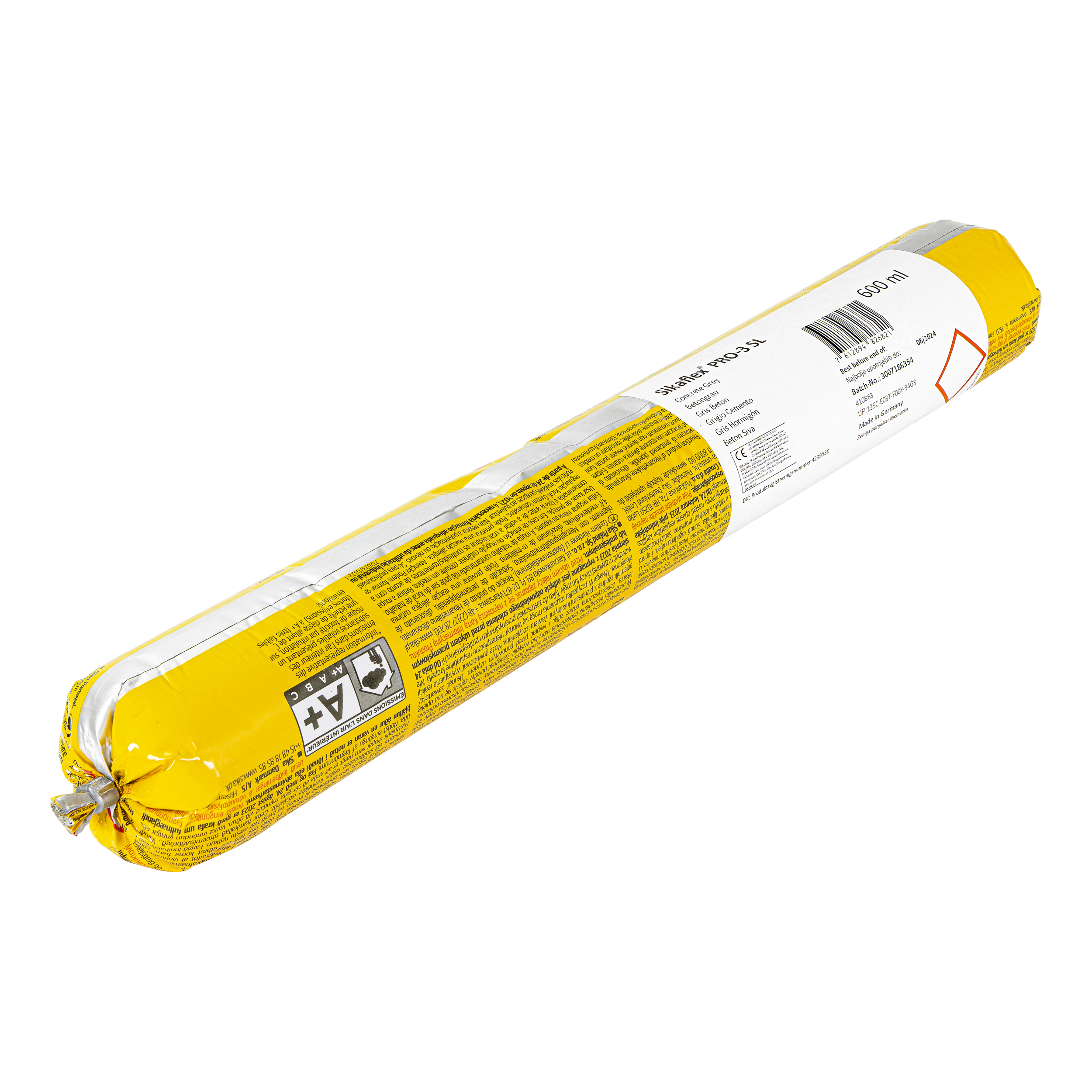 925411401 SIKAFLEX PRO-3 SL GRIJS 600 ML GIETBARE KIT