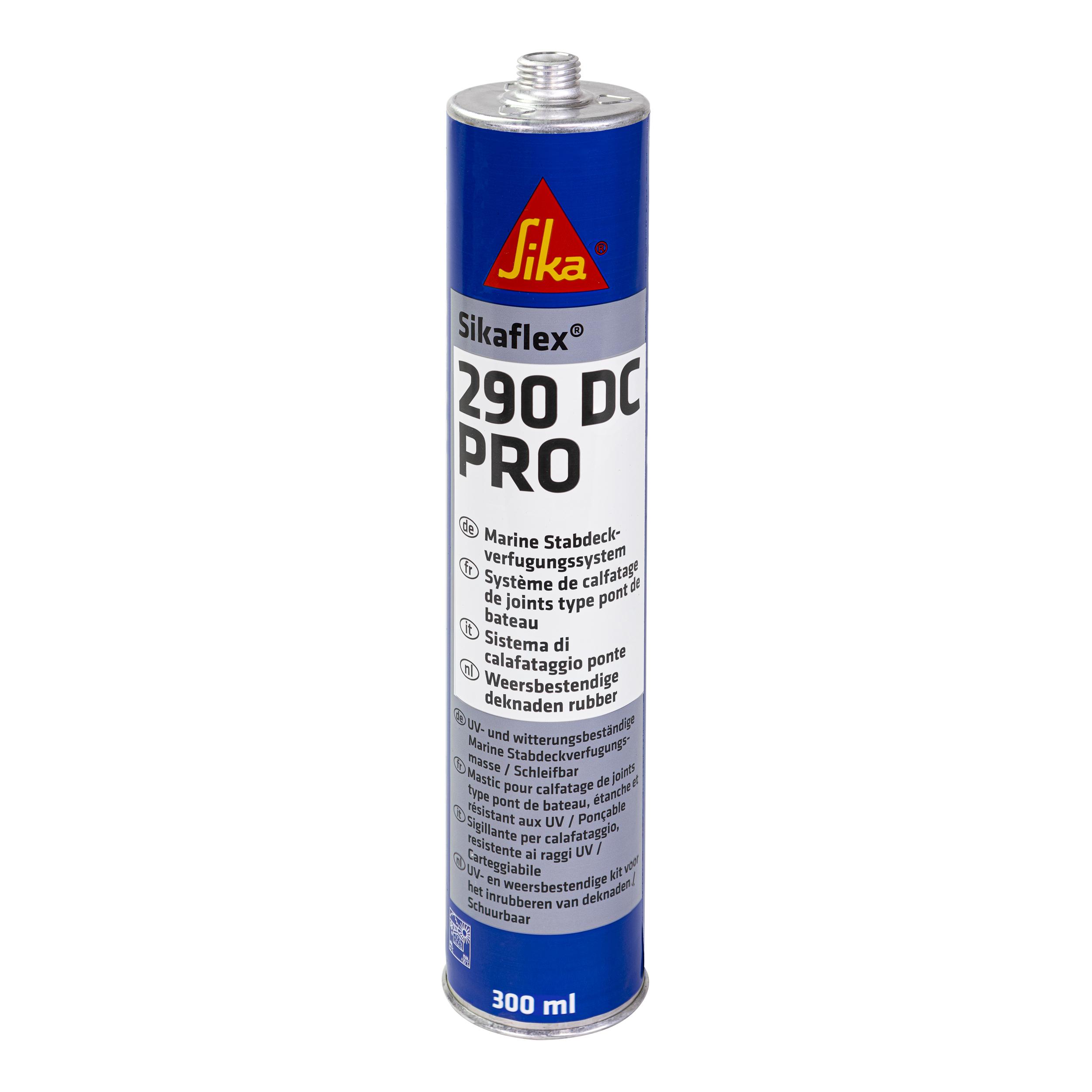 925222900 SIKAFLEX -290 DC PRO ZWART 300 ML WEER/ UV BESTENDIG DEKNADENRUBBER