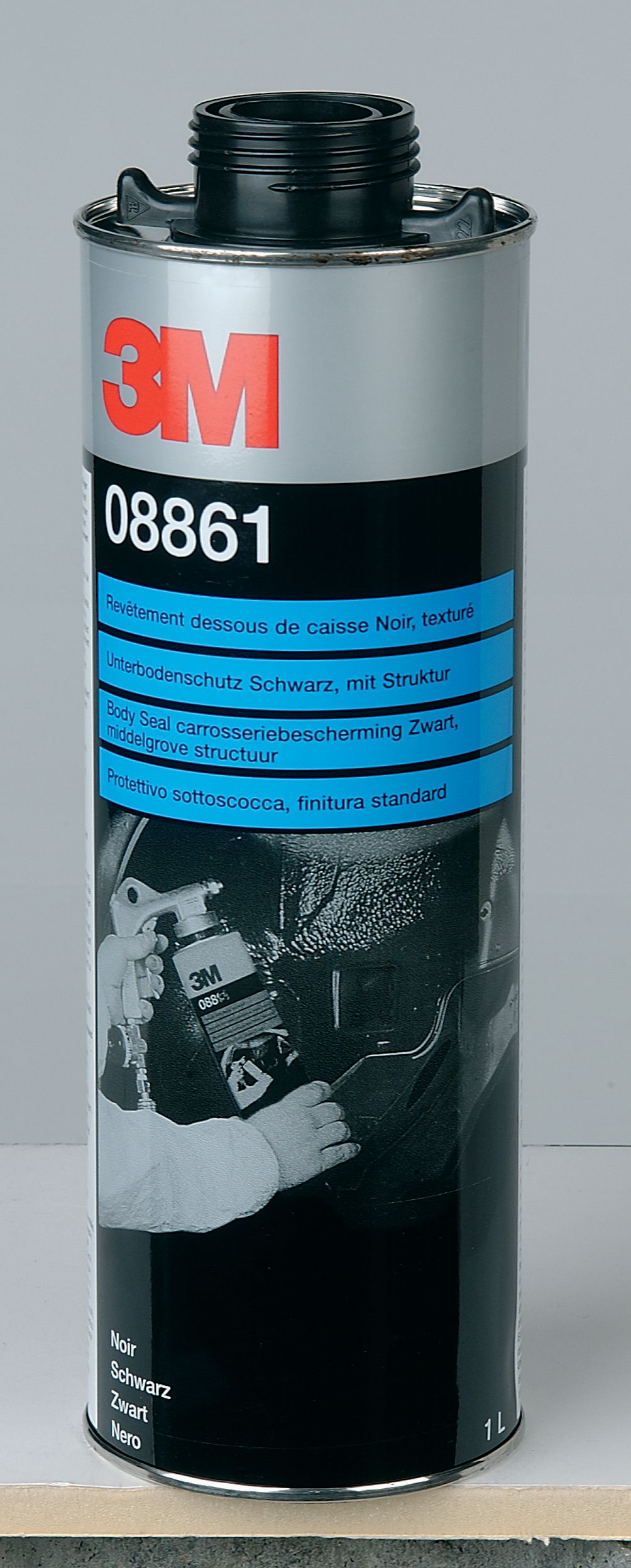920088610 3M ANTI STEENSLAG COATING ZWART 1 L